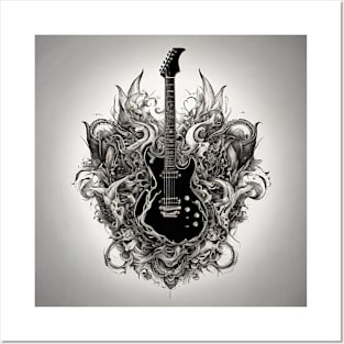 Guitar Art Design Images Posters and Art